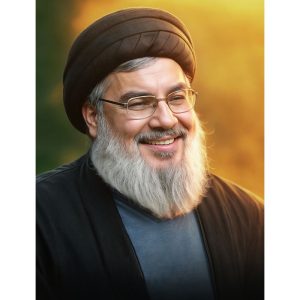 تخته شاسی اندازه 16 در 21 سانتی متر طرح شهید سید حسن نصرالله کد 01